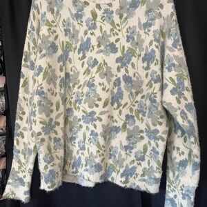 Joie Floral Patterned Knit Top